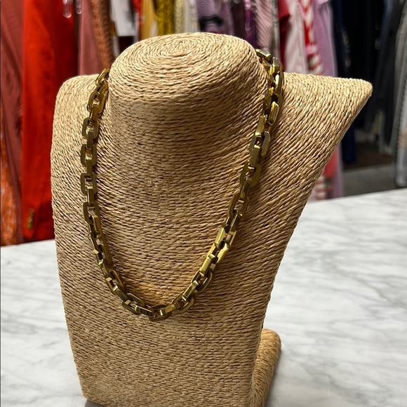 Eddie Borgo Supra Link Chain /necklace in Gold Bronze 17" Length - Picture 3 of 15